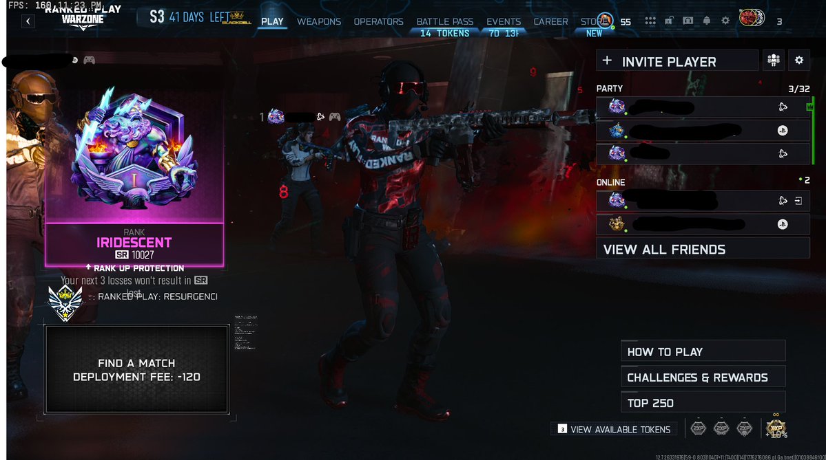 Bhluerr's tweet image. 3rd Client of the Season. Dm me for boosts!
#warzone #boost