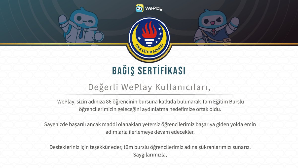 WePlay Türkiye tweet media