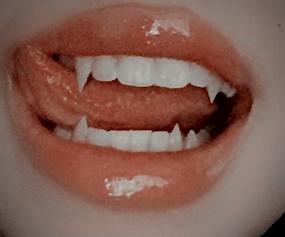 ᅟᅟᅟ⠀
— Little fangs.
ᅟᅟᅟ⠀