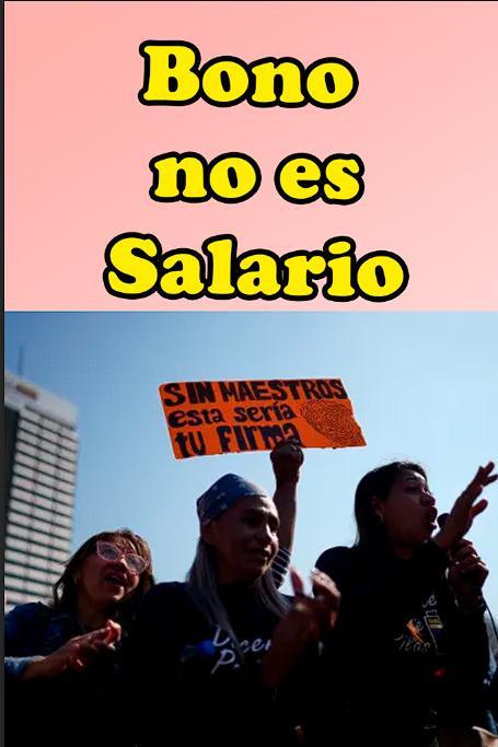 lapoetalibertar's tweet photo. Delcy No queremos bono 

Queremos aumento salarial https://t.co/Fo8ZKhhVgK