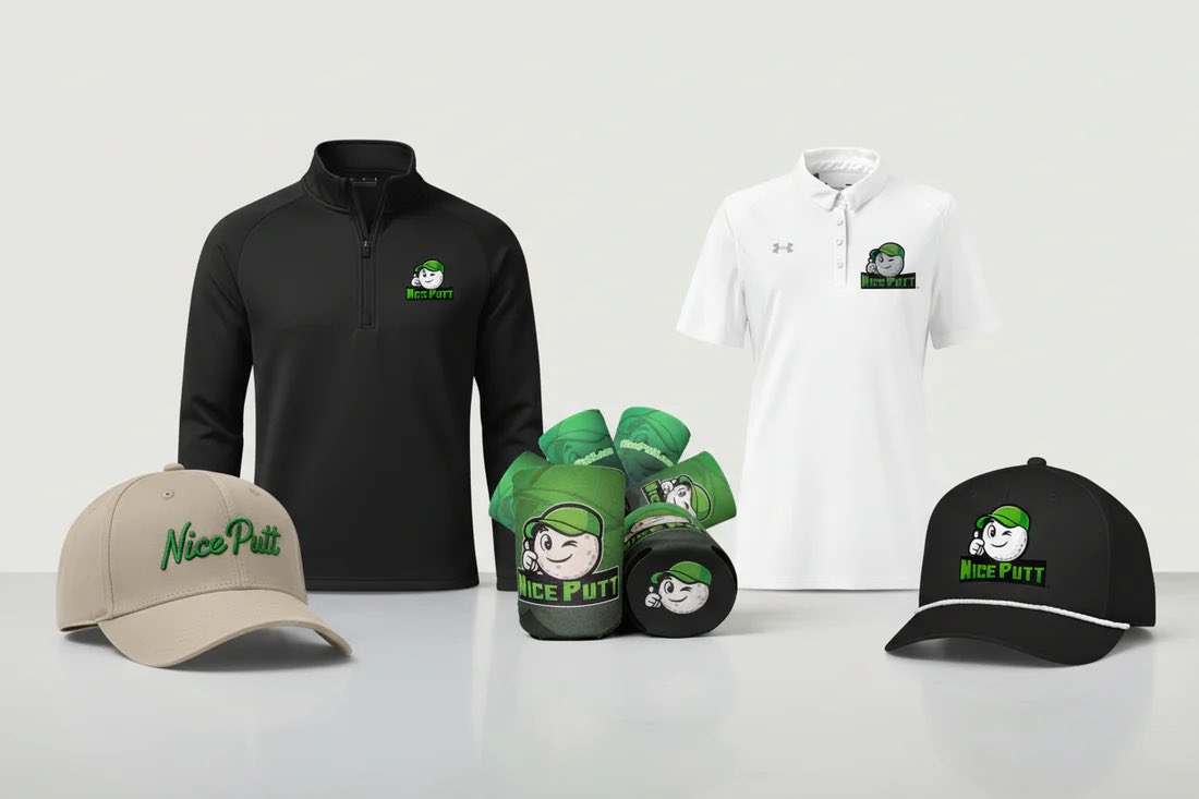 NicePuttLLC's tweet photo. An iconic phrase you will hear the next four days. Nice Putt https://t.co/RWcATQ6hAB https://t.co/2HoI8pjGBT