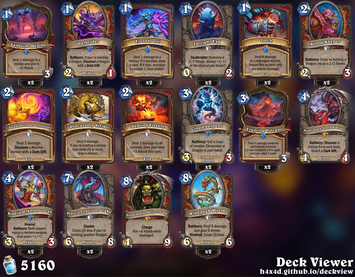 燁魔 HS Wild/Standard Deck tweet media