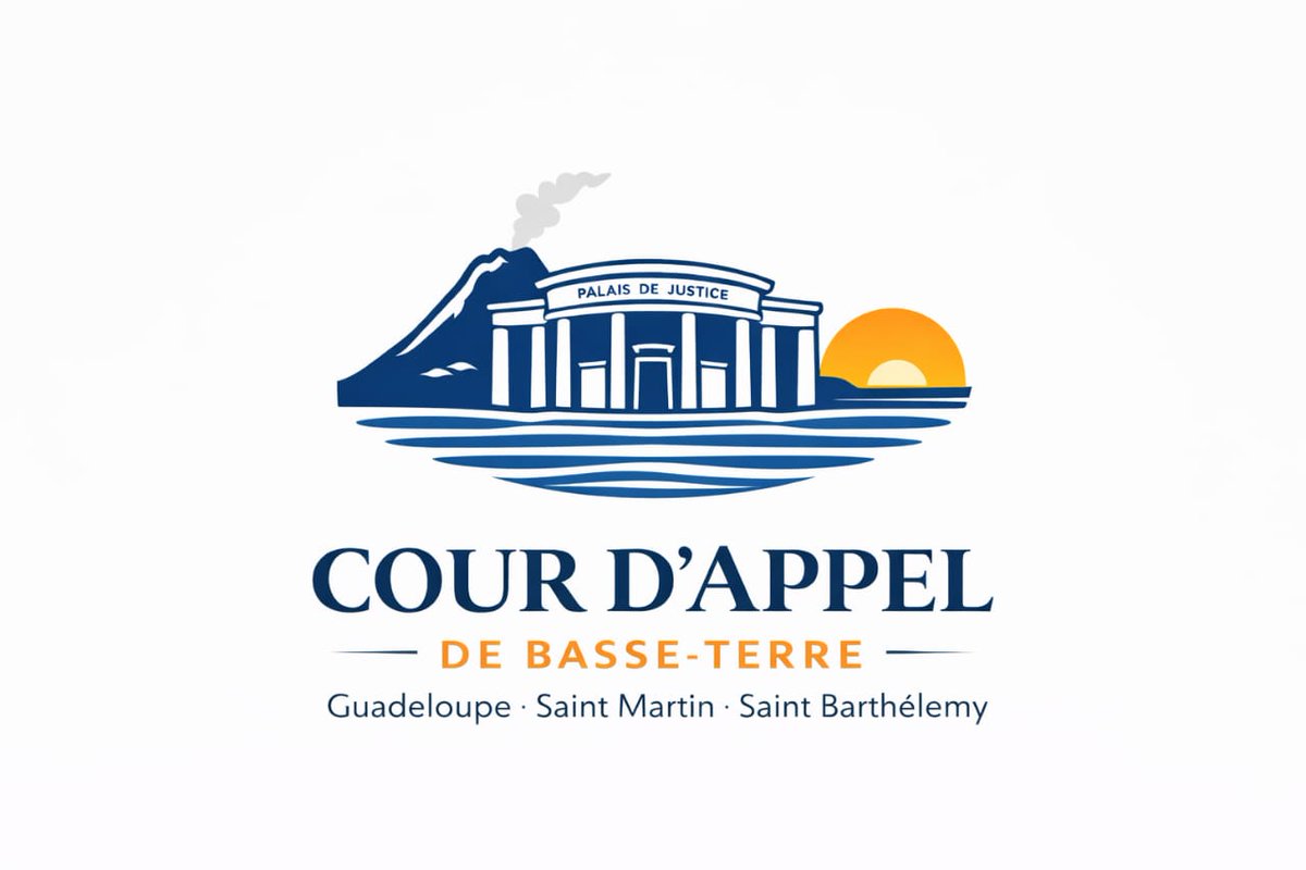 dedere22's tweet photo. Très émue et très fière que ma proposition de logo pour la cour d'appel ait retenu les suffrages exprimés lors du concours organisé par les chefs de cour @PP_BASSETERRE @PG_BasseTerre 
Sentiment de participer au collectif de la team judiciaire Guadeloupe et Iles du nord https://t.co/iEFM0f32PA