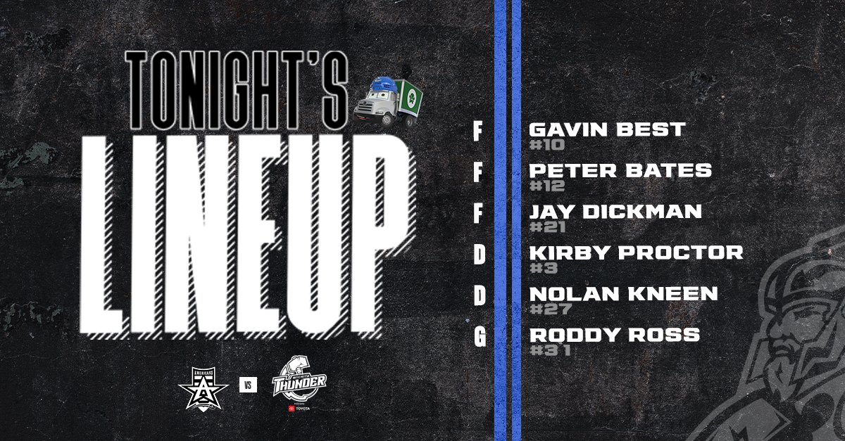 Wichita_Thunder's tweet photo. Thunder Starting Lineup ⛈️ https://t.co/9iVcIHFAJY