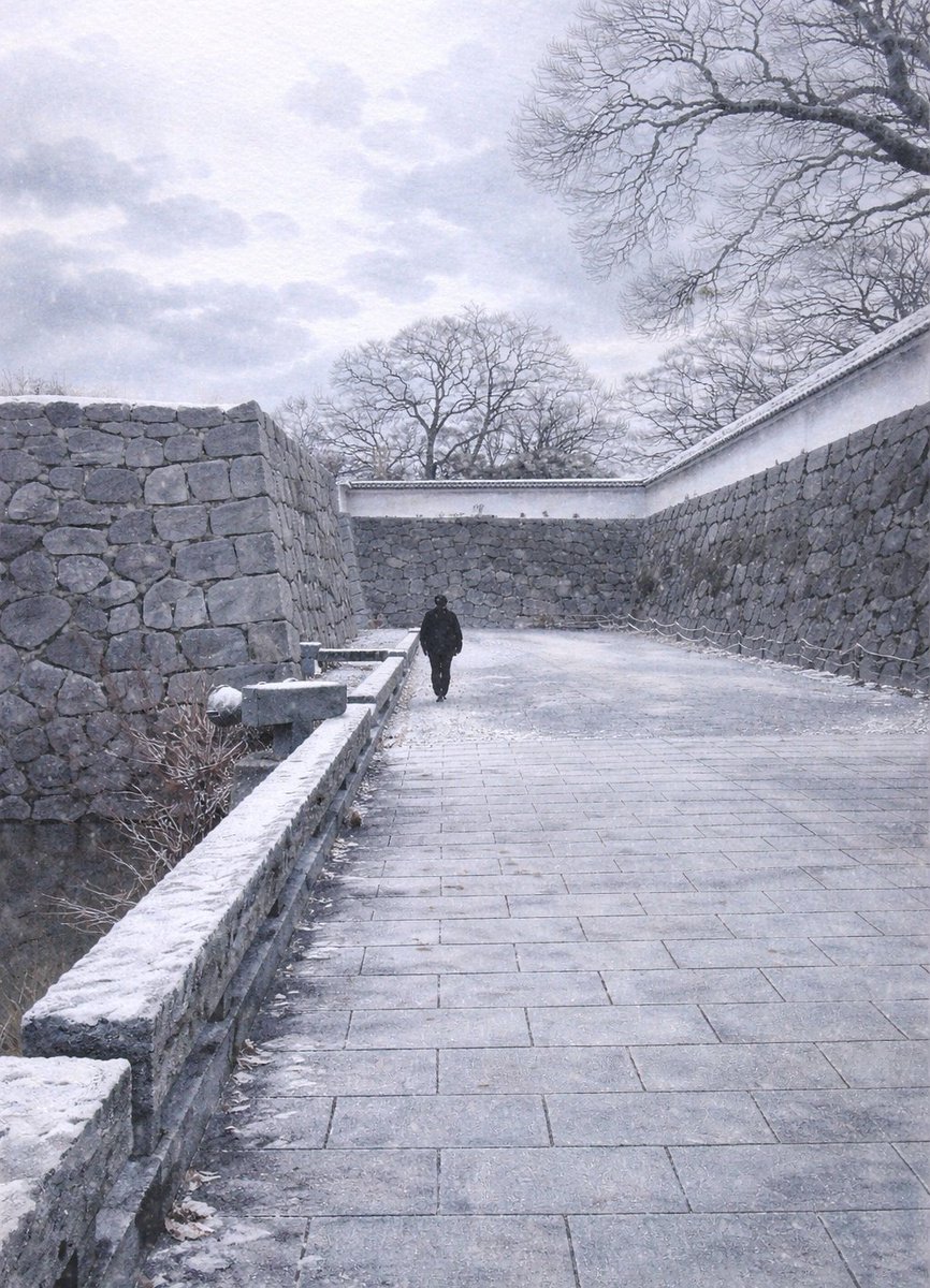 城のある風景 tweet media