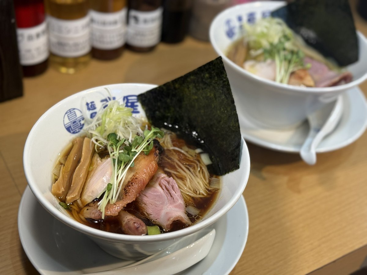麺屋 真星∞【限定】濃厚魚介豚骨らーめん🐷🐟 tweet media