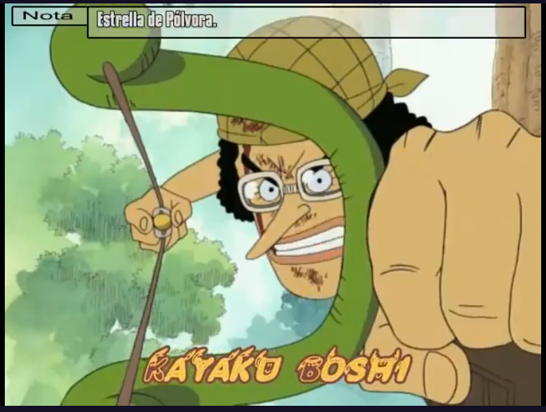 Albert_Gary_Lee's tweet photo. @Daninokuni Un problema con Crunchy es el como a veces no traducen el nombre de los ataques y uno no sabe que está leyendo, esto no pasa con los fansubs de antaño.
Esto es del capítulo 17 de One piece. https://t.co/3zXtbFCIfn