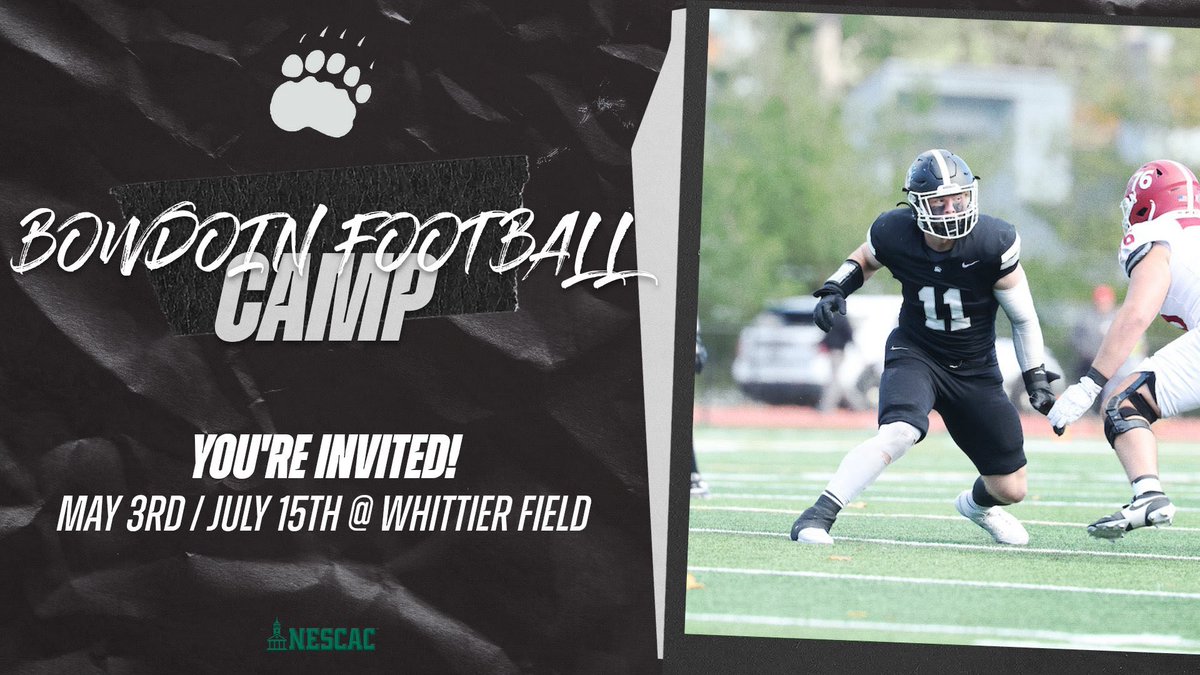 Jfaller15's tweet photo. Thank you @CoachRyan_5 and @BowdoinFB for the invite! https://t.co/HShkFzXGZc