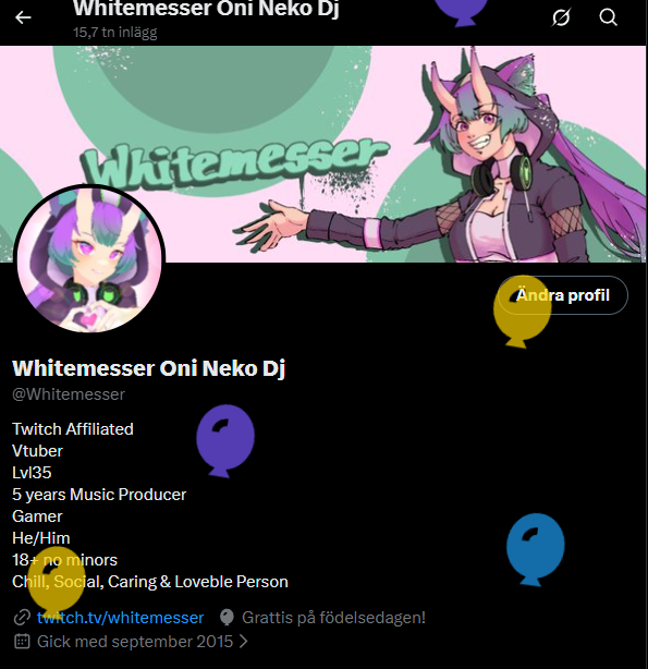 Whitemesser Oni Neko Dj tweet media