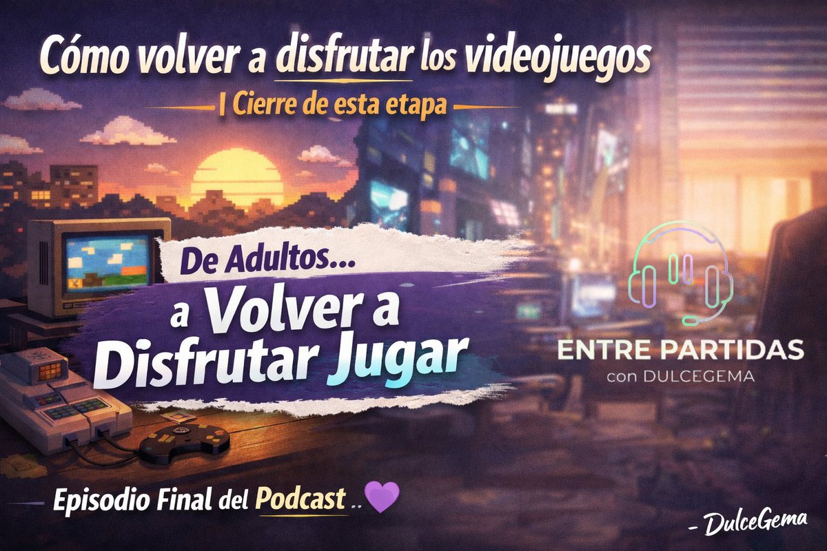 dulcegema_'s tweet photo. Cómo volver a disfrutar los videojuegos | Cierre de esta etapa EP3 ENTRE... https://t.co/G6r5zqKSM4 via @YouTube https://t.co/aEt9hhyegp