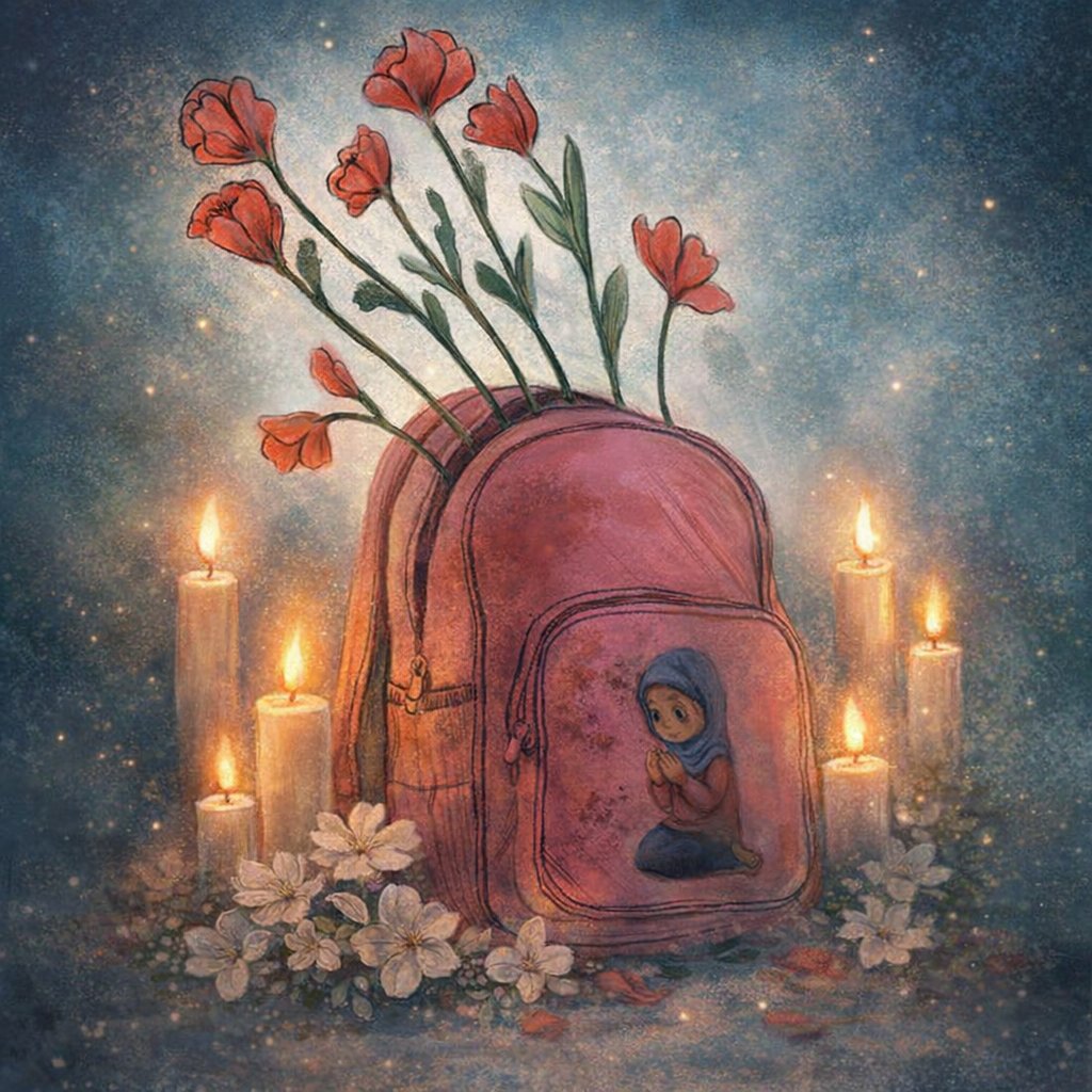 IraninAustralia's tweet photo. "In remembrance of the forty days since the martyrdom of the children of Minab School."

چهلمین  روز شهادت  کودکان مدرسه ابتدایی میناب گرامی باد https://t.co/mLCtByMU8U