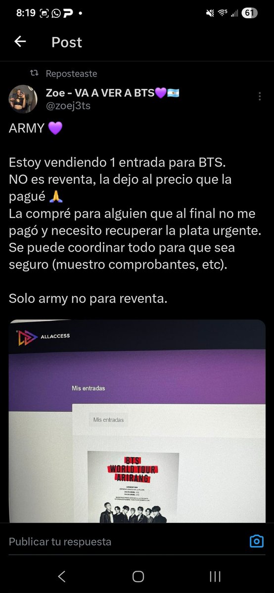 matchalatteook's tweet photo. ESCRACHANDO ESTAFADORES

Hola gente! Sé que no tengo muchos seguidores pero me mandó mensaje un amigo advirtiéndole de la siguiente cuenta (les dejo fotos y datos) contexto: esta chica dice que le pases plata a su hermano y después te pasa la entrada (dejo los ig y fotos) https://t.co/yaQsei7DgZ