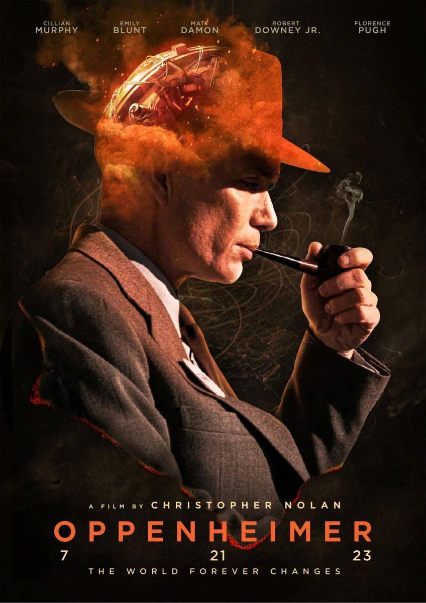 Dylanbc2Dylan's tweet photo. "Just watched Oppenheimer — Nolan’s masterclass in tension, Cillian Murphy’s career-best performance. A must-see for history u0026 cinema lovers.  #Oppenheimer #Nolan" https://t.co/Zq8fjWGRy8