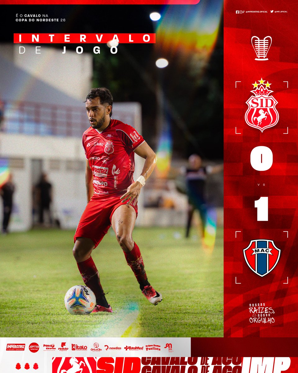 Intervalo de jogo no Frei Epifânio. Imperatriz 0 x 1 Maranhão. 

📸 Gabriel Dias/SID

#Imperatriz #CavalodeAço #NossasRaízesNossoOrgulho #CopadoNordeste #IMPxMAC