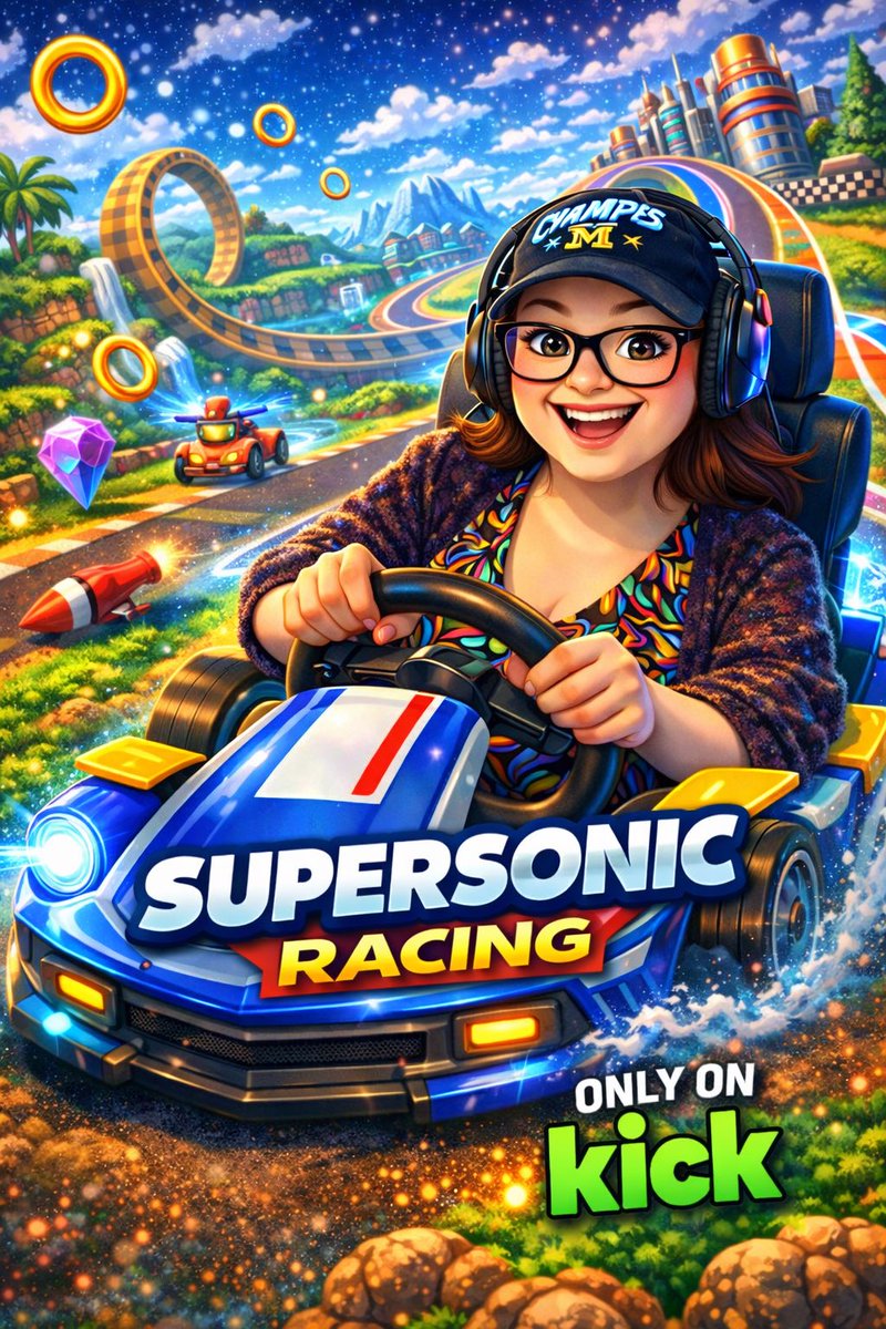 CrispySunshine0's tweet photo. Sonic Racing tonight. How will I do? Live at 9pm EDT. Come and vibe. LFG!
#sonic #kickstreamer #lizardcrew #disabledgamer #multiplesclerosis #420community #verificationgrind #switch #kickcommunity #AsphaltLegend #KirbyAirRiders
#rumble #twitch https://t.co/QEkgGP2Enb