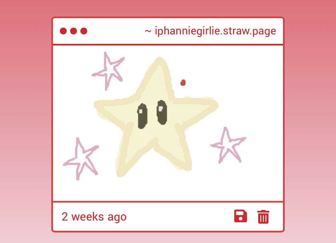 this is so pretty and adorbs which persimmon has artistried so cutiefully in mine straw 🥤page 📄
