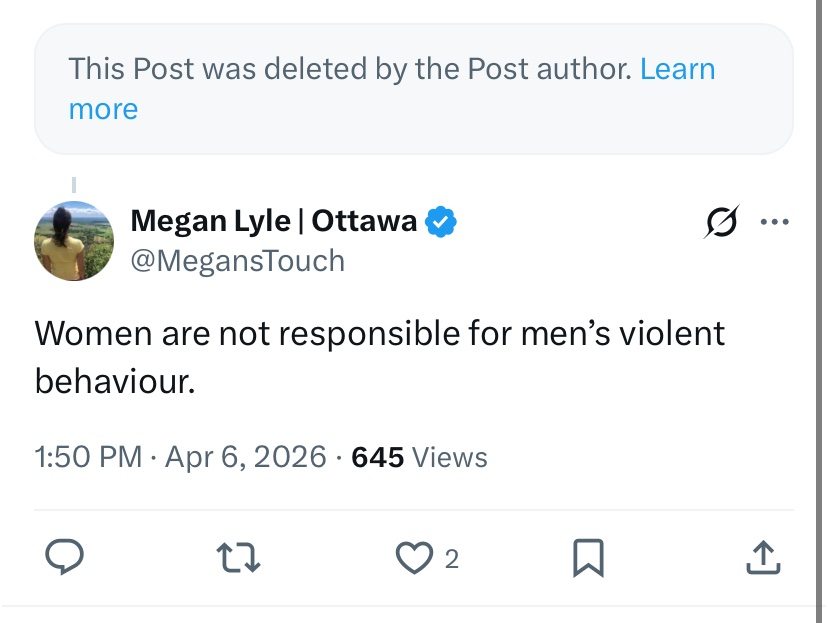 Megan Lyle | Ottawa tweet media