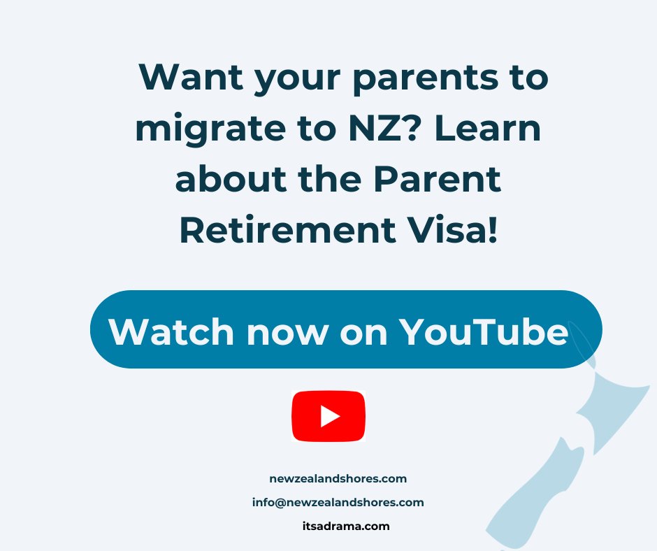 NZShores's tweet photo. 👫  Have you moved to New Zealand and want your parents to join you? 

💸 Do they have money to invest in New Zealand? 

✅  The Parent Retirement Category may be for them. 

📹 Check out our video with our friends from NZ Ahead below to learn more ⬇️ 

https://t.co/F56Ng74OBy https://t.co/1j7xYaEBe1