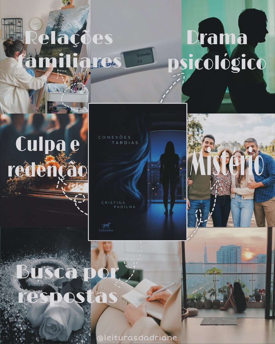 leituradadriane's tweet photo. Quote e tropes literárias de " Conexões tardias" da @crispadilha.autora , um drama psicológico, que vai tratar sobre o luto, a forma como a gente lida com essa perda e a busca por respostas.

#leiturasdadriane #elvineassessoria https://t.co/HPlY7UEqbd