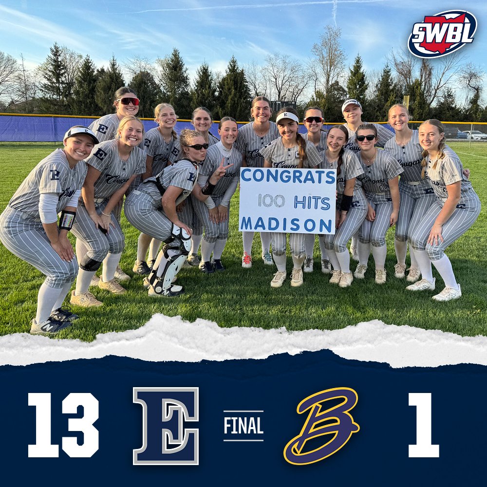 Edge_Softball's tweet image. 13 runs. One big win.

And 100 hits for Madison 💯🔥

#GoCougars
#ConferencePlay