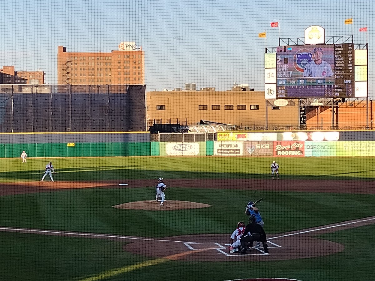 2024 13th round draft pick Nolan Sparks is on the mound tonight as the #PeoriaChiefs host the #SBCubs for game 2 of the series. South Bend looks to bounce back from last night's 10-1 beatdown. Tre Richardson gets the start at 2B, always fun watching him play!