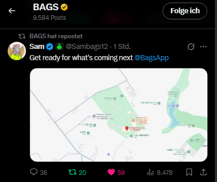 MageArez's tweet photo. 🚨 ALARM: @BagsApp just reposted @Sambags12 post about being in the $PUNCH zoo hinting they onboarded them. 

J5EzGciFHP9xpX8GmUaCQkMxpdAQSKhTgiw88fAZBAGS https://t.co/DLxGshSnEN