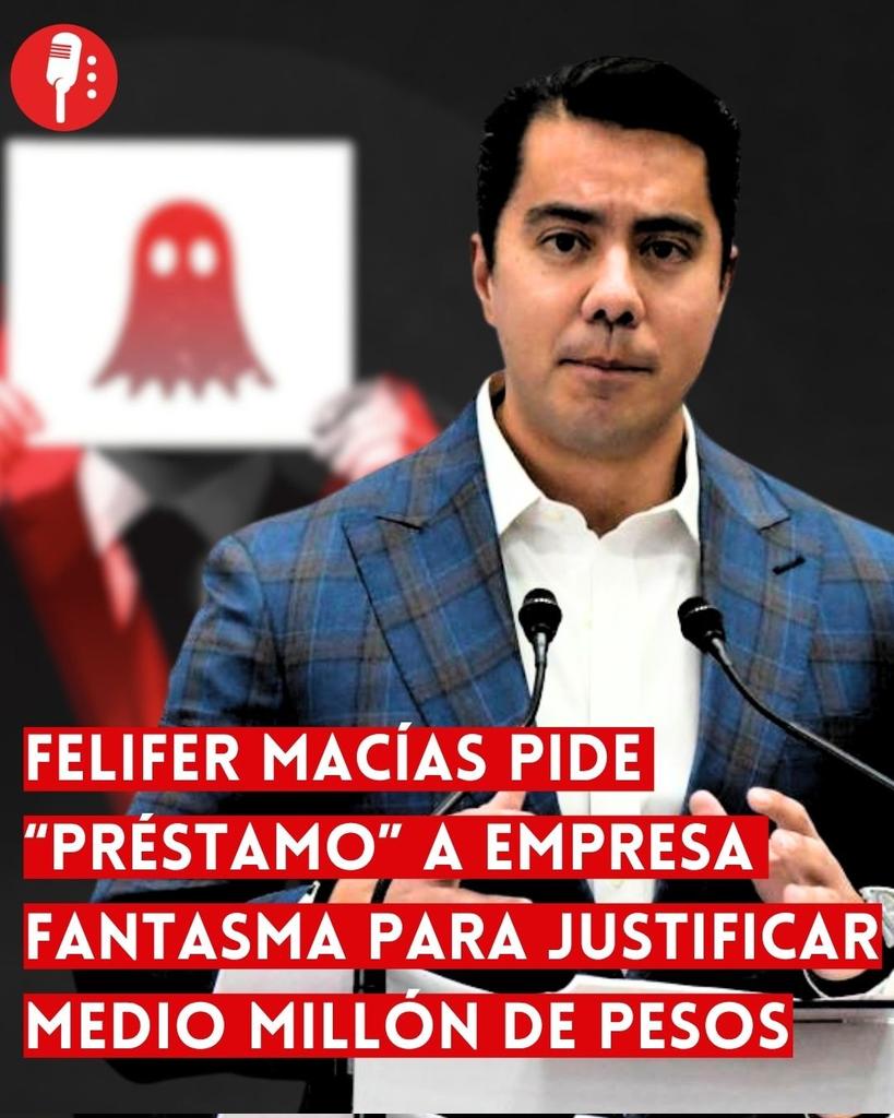 LINYSUB S.A. de C.V. es la empresa fantasma de la que el alcalde panista <a href="/FeliFerMacias/">Felipe Fernando Macías</a>, obtuvo medio millón de pesos.

Esta es la fichita que <a href="/makugo/">Mauricio Kuri</a> quiere imponer como próximo gobernador para que le encubra toda su corrupción.

Ya es tiempo de que Querétaro despierte.