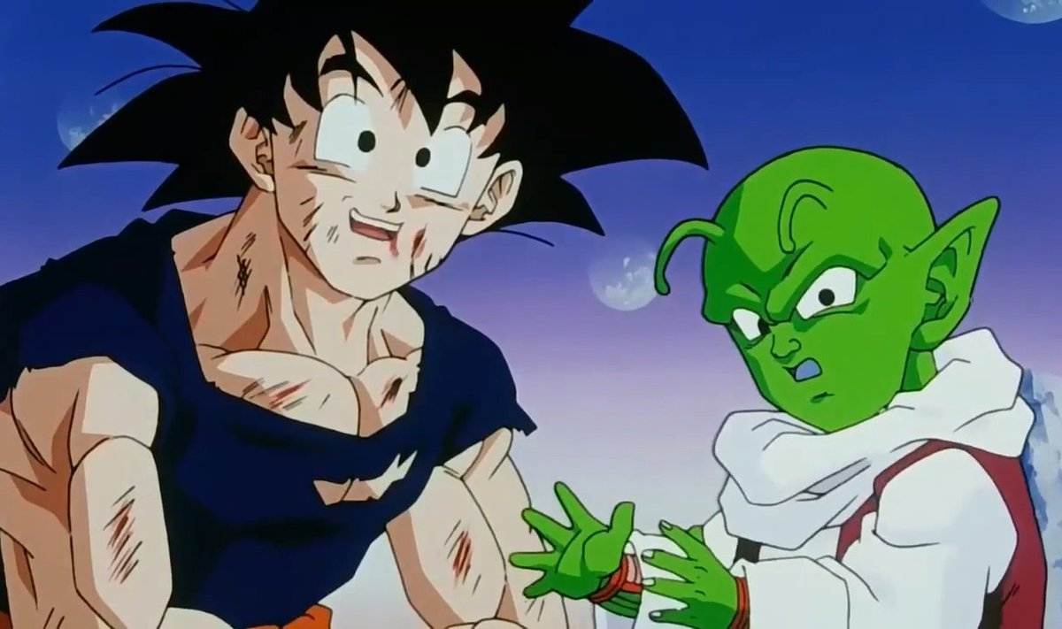 Dende, cura primero a Vegeta; él lo necesita. Se ve que la pelea lo agotó demasiado.

#DragonBallZ