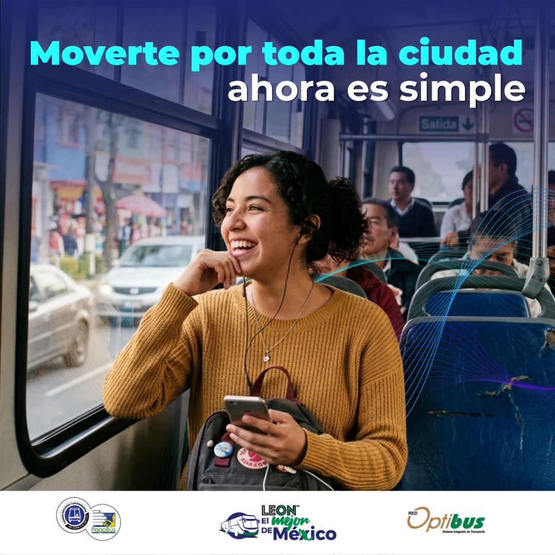 PagobusL's tweet photo. Con herramientas como rutas en tiempo real y planeación de trayectos, moverte por la ciudad es más fácil desde el inicio de tu día. 🚍✨​

#PagoBus #Optibus #MovilidadInteligente #TransportePúblico #León #MuéveteMejor #CiudadEnMovimiento https://t.co/9gTYQWdaE5