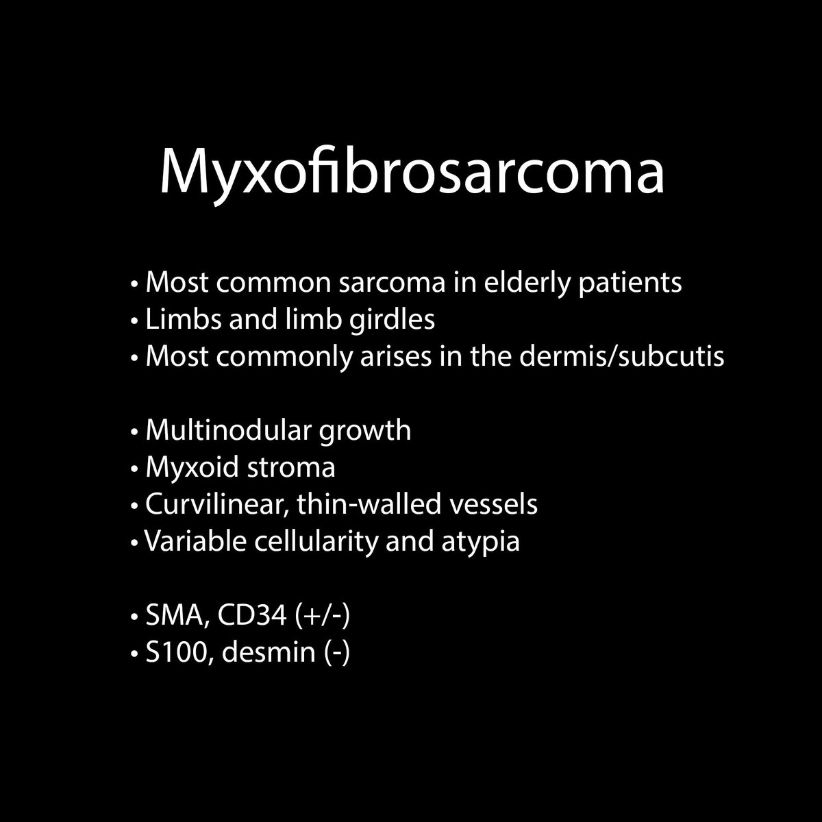surgpathcases's tweet photo. Myxofibrosarcoma https://t.co/0soEQALqvK