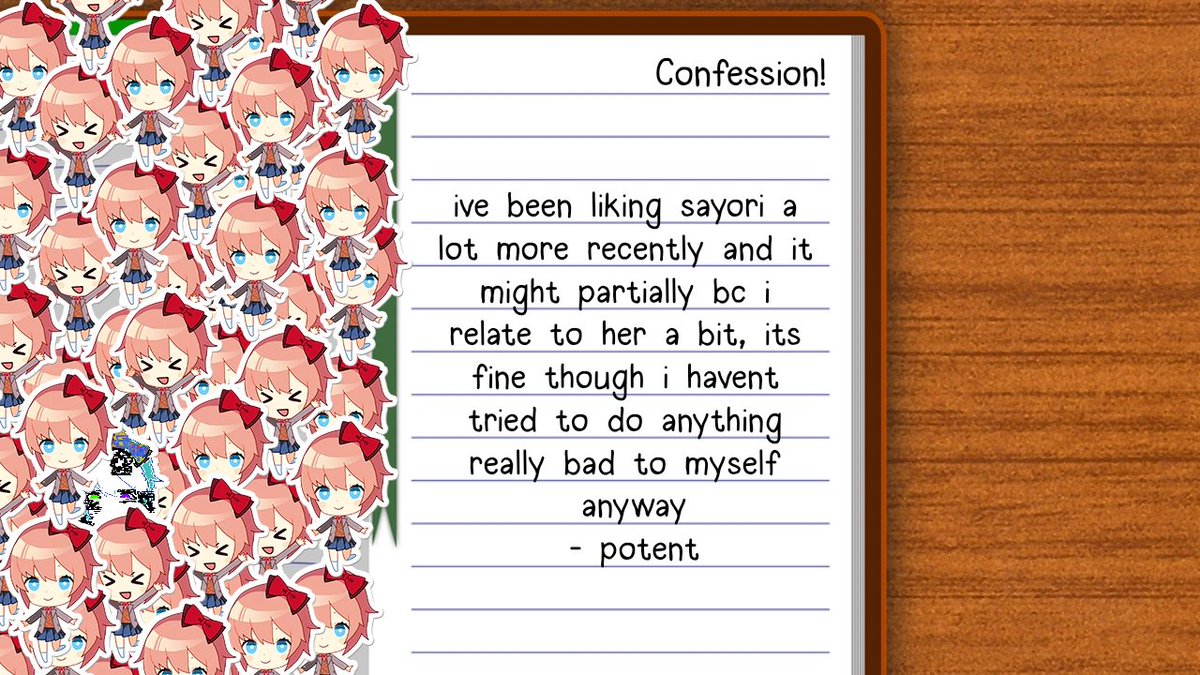 Doki Doki Literature Club Confessions tweet media
