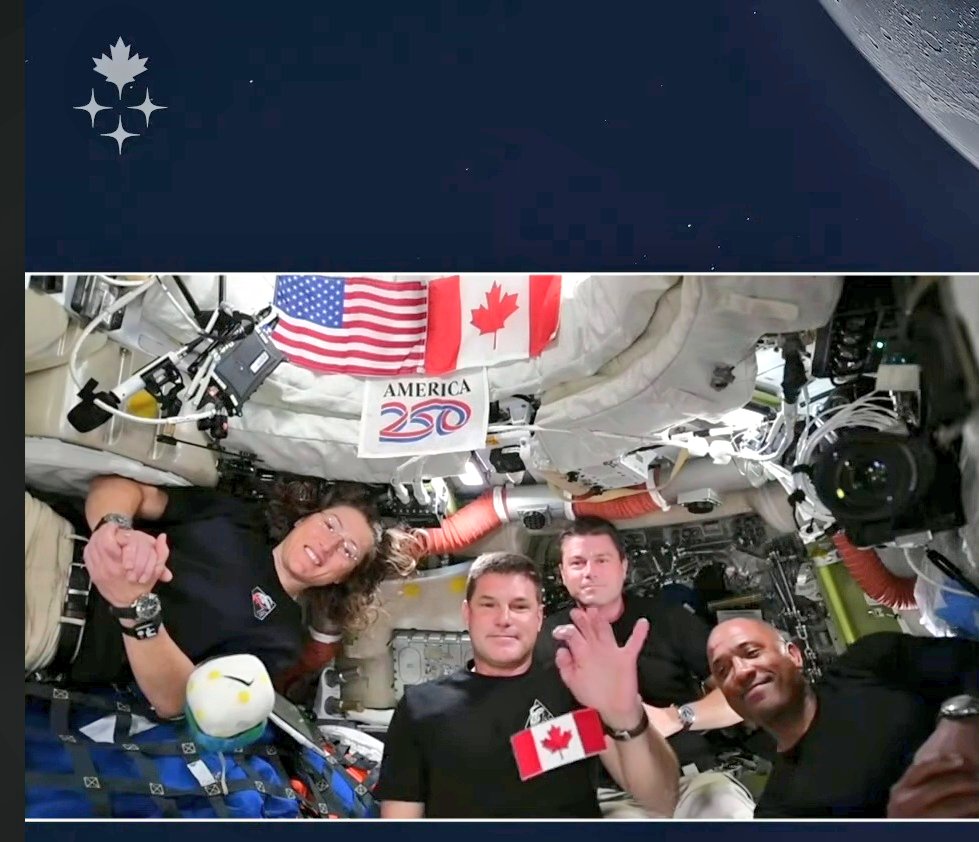 Social_Moi's tweet image. Seeing this Canadian Flag sticker floating around in @NASAArtemis gave me more feels and smiles than the Nutella float by did. Go Canada!
#Artemis #Canada #Peace