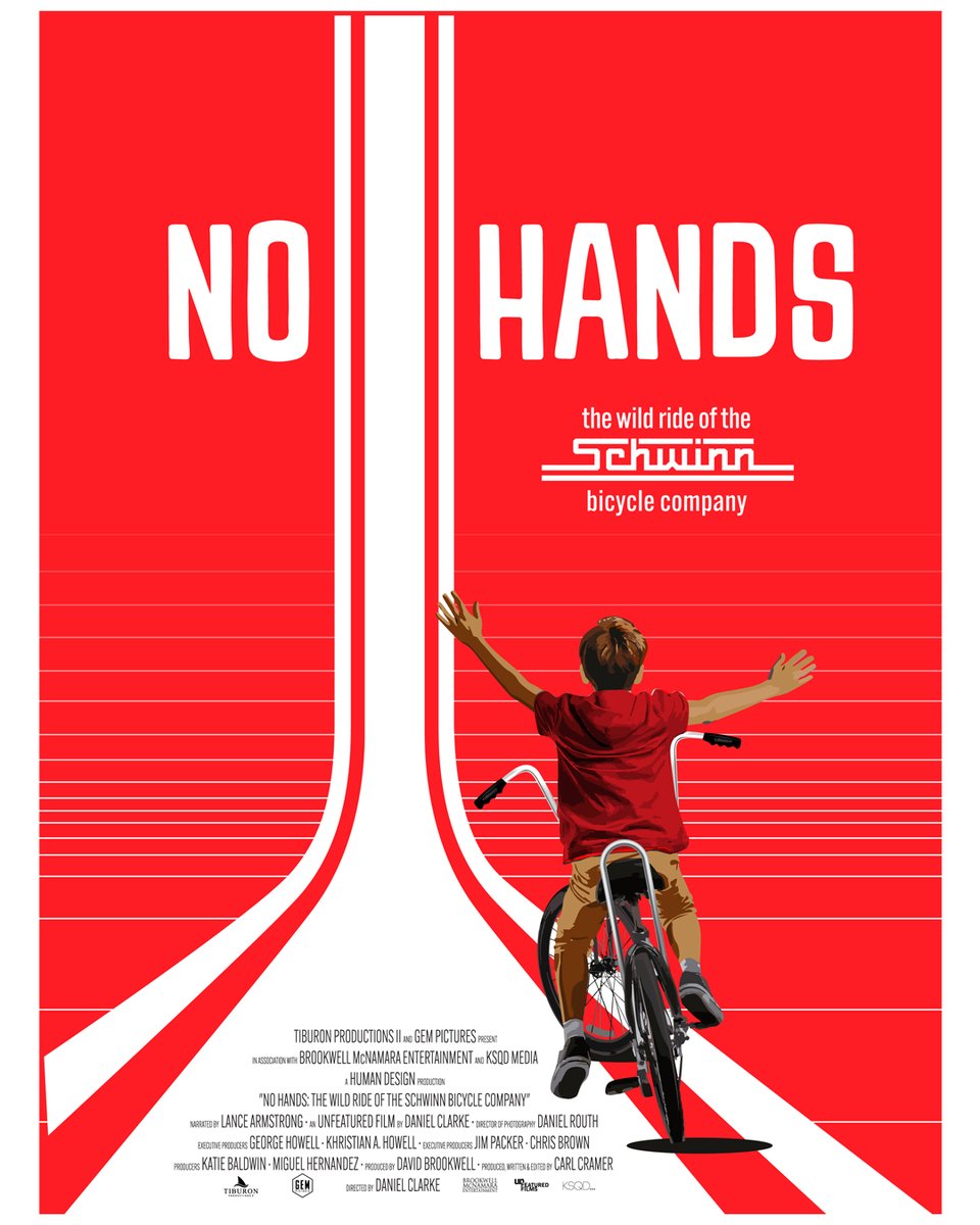 peopleforbikes's tweet photo. At the 2026 BLC, Lionsgate President of Worldwide TV Distribution Jim Packer shared an exclusive trailer for No Hands: The Wild Ride of the Schwinn Bicycle Company. Now you can join us for the world premiere in Boulder! Get your tickets now for April 11 at https://t.co/Rag3viEmKW https://t.co/JiH7fkRfwQ