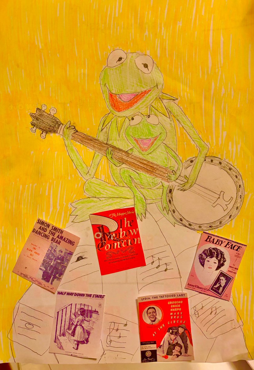 GraceSkaln94328's tweet image. 💚💚The Banjo Lesson💚💚
Kermit’s planning on giving Robin his beloved banjo when he grows up…but he’s giving Robin a few lessons in advance just for fun.

@LucasRoss , this one’s for you!

#muppets
#muppetstwt
#kermitthefrog
#robinthefrog
#fanartㅤㅤㅤㅤ