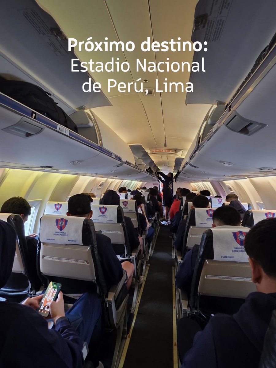 uela_py's tweet photo. Del barrio a Lima, Perú. 🛫

El @ccp1912oficial va con uela
rumbo a su próximo partido 💪 https://t.co/77HfZuTc1c