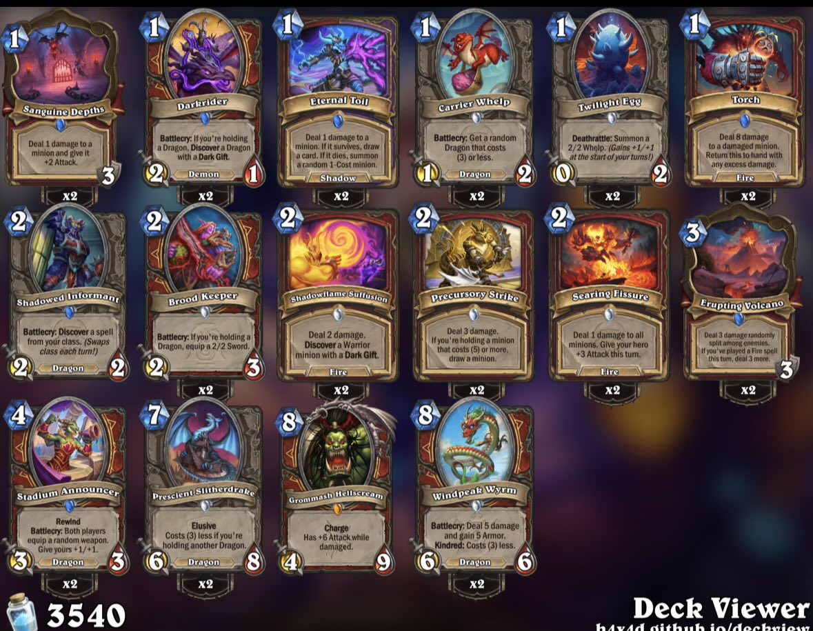 燁魔 HS Wild/Standard Deck tweet media