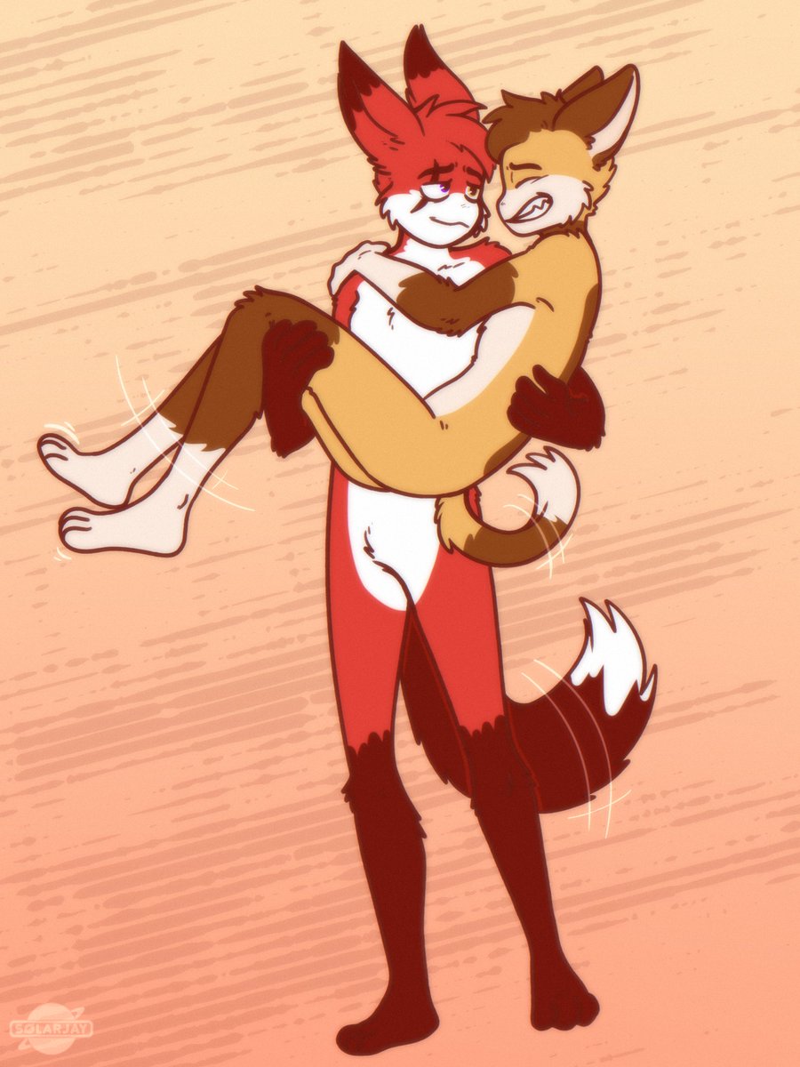 SolarJay_'s tweet photo. blaze and Alex being all cute!

#Furry #FurryArt #Art #SolarJay #felinia https://t.co/6n983BMOzx