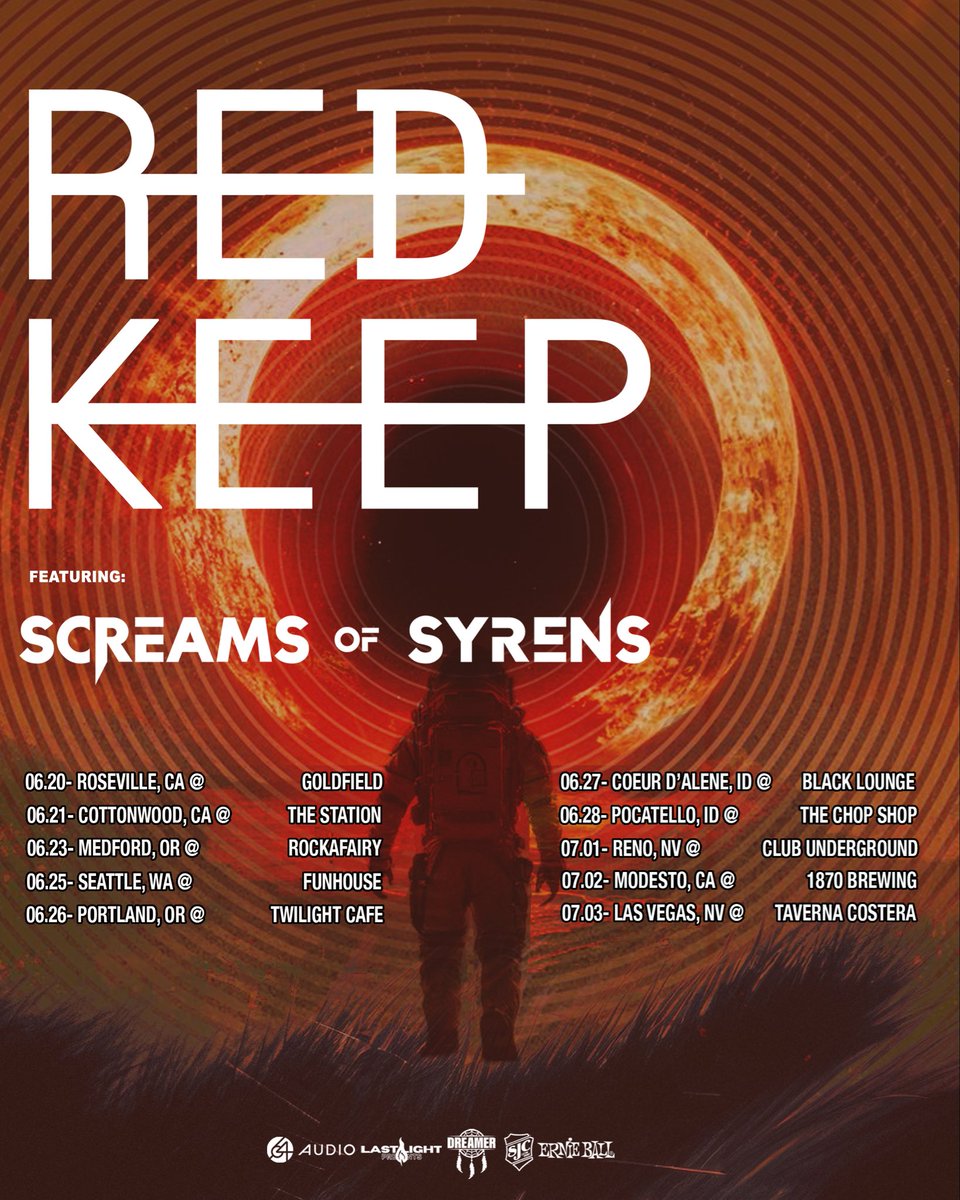 redkeepofficial's tweet photo. NO SIGNAL. NO ESCAPE.

We’re hitting the West with Screams of Syrens this June/July 🔥

Pull up. Bring your people.

Where are we seeing you? https://t.co/Ze3VuhA2bj