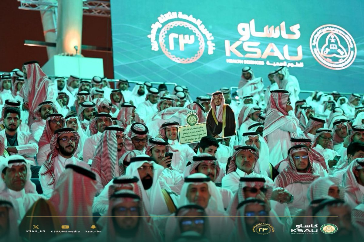 KSAU_HS's tweet photo. مشاهد متتابعة من حفل تخرّج #دفعة_كاساو_23، حيث تتجلّى فرحة الإنجاز في وجوه الخريجين، وتُروى قصةُ مسيرة كان ملؤها التميز والطموح والتفاني.

#خريجو_كاساو_23 https://t.co/3oOKIJYHnq