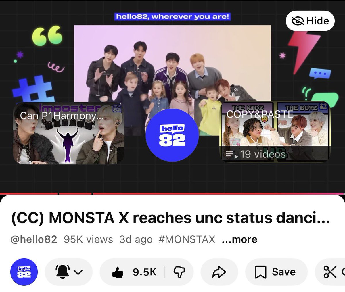BubusKeeper's tweet photo. My heart melted seeing them interact with the kids 🥹 this was perfect to watch while I unwind after a long day. Thank you @hello82official for another great video 👏🏼
#COPYnPASTE_MONSTAX #MONSTAXxhello82 #MONSTAX #hello82
https://t.co/G8hZtmwPi4 https://t.co/udSOXm8WnR