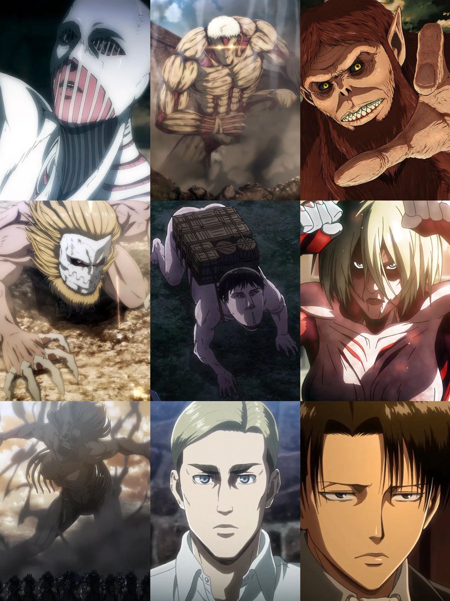 #RT 

10월 막바지에 진격거 팀코하실 분

비공석

전퇴의 거인
갑옷거인
짐승거인
턱거인
여성형거인
차력거인
시조유미르 거인
리바이
엘빈
시조유미르

흔적 남겨주시면 디엠 드릴게요