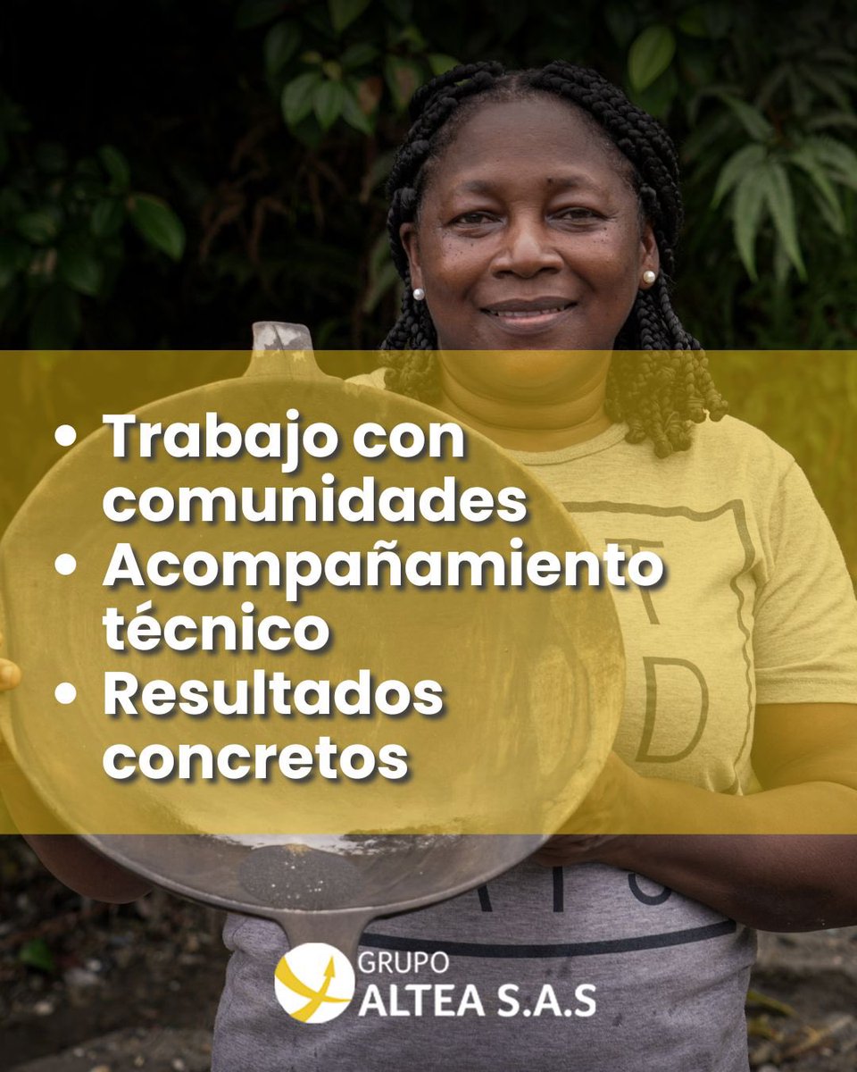 Altea_Grupo's tweet photo. La formalización minera no ocurre desde un escritorio.
Se construye en el territorio, entendiendo sus dinámicas, sus retos y sus actores.

En Grupo Altea actuamos como un aliado técnico que conecta capacidades, acompaña procesos y facilita una formalización efectiva, real y sostenible.

Porque cuando la técnica se encuentra con el territorio, la formalización sí es posible.