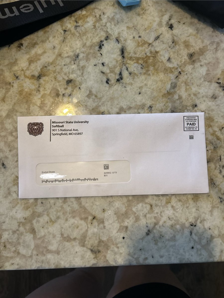 Thank you <a href="/MoStateSoftball/">Missouri State Softball</a> for thinking of me!! Looking forward to camp!