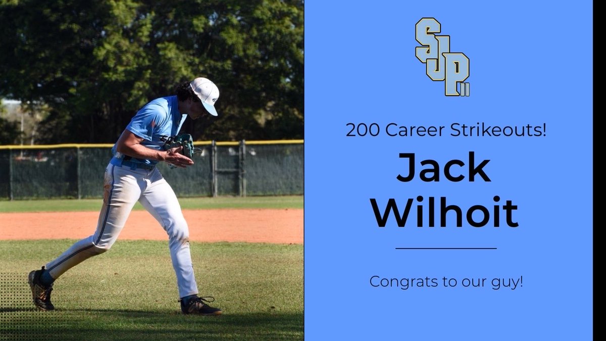 Jackwilhoit12's tweet photo. 200Ks and counting! @PopeBaseball1 @B2MSG @coach_bangs https://t.co/a4MKUgVeSL