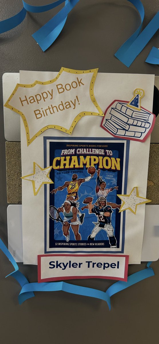 One year ago today I became a published author when my book From Challenge to Champion was released by <a href="/penguinrandom/">Penguin Random House 🐧🏠📚</a>! Thanks to everyone who has supported the book or told me they were inspired by it. You can pick up your copy wherever you buy books!
amazon.com/Challenge-Cham…