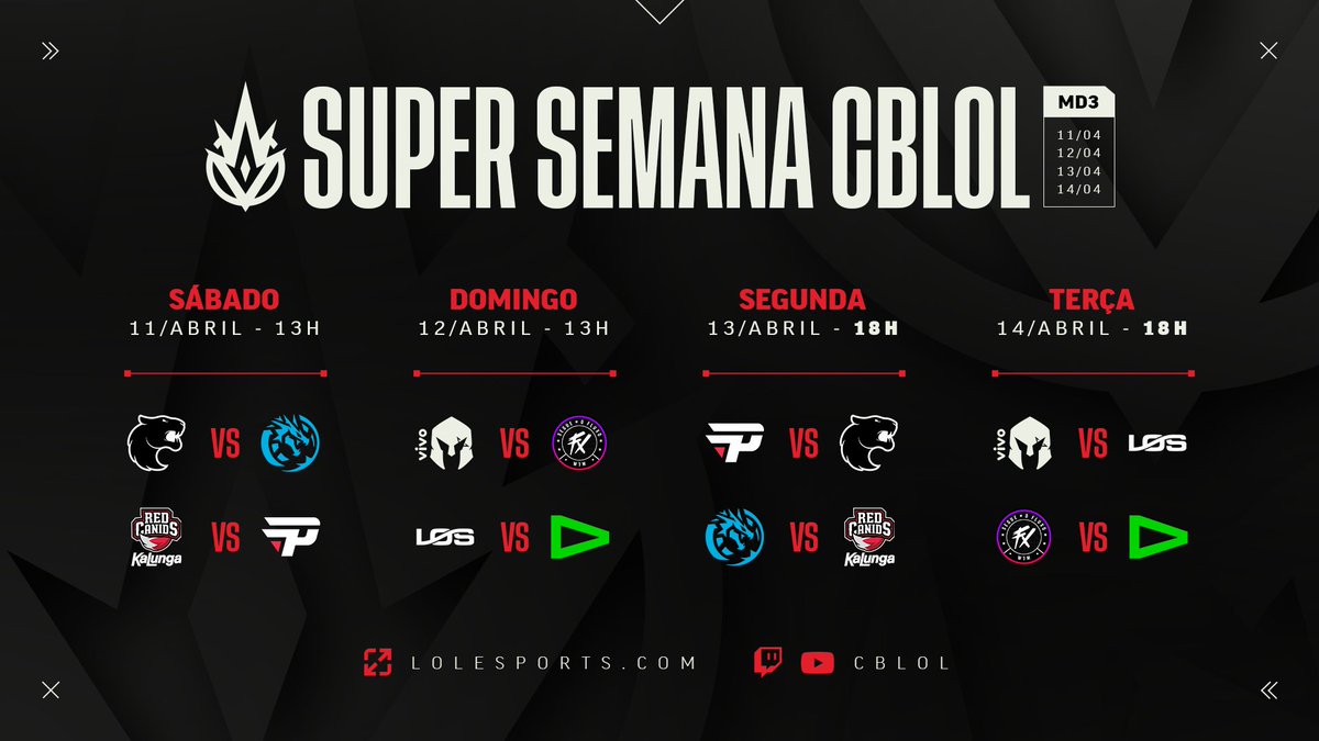 CBLOL tweet media