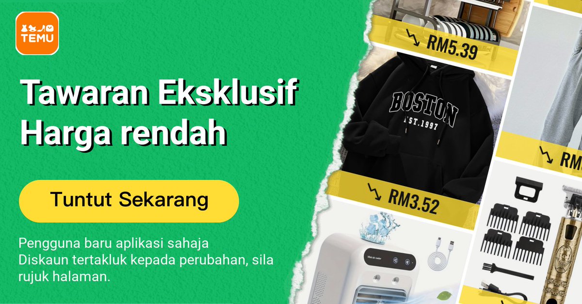 GORGONside's tweet photo. 💥 Harga runtuh! Kod Temu ada di sini. Jangan terlepas! 🎉
【 alh140236 】 TAWARAN ISTIMEWA! Dapatkan harga rendah tersembunyi 👉 https://t.co/eOFD1C6JJI https://t.co/WNShcpn246