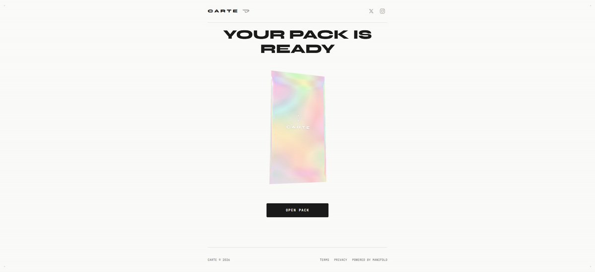 thisisnosaa's tweet image. Congratulations if your joined the @carte_gg waitlist when i posted it.

Go ahead and open your pack.

carte.gg

GN CT.