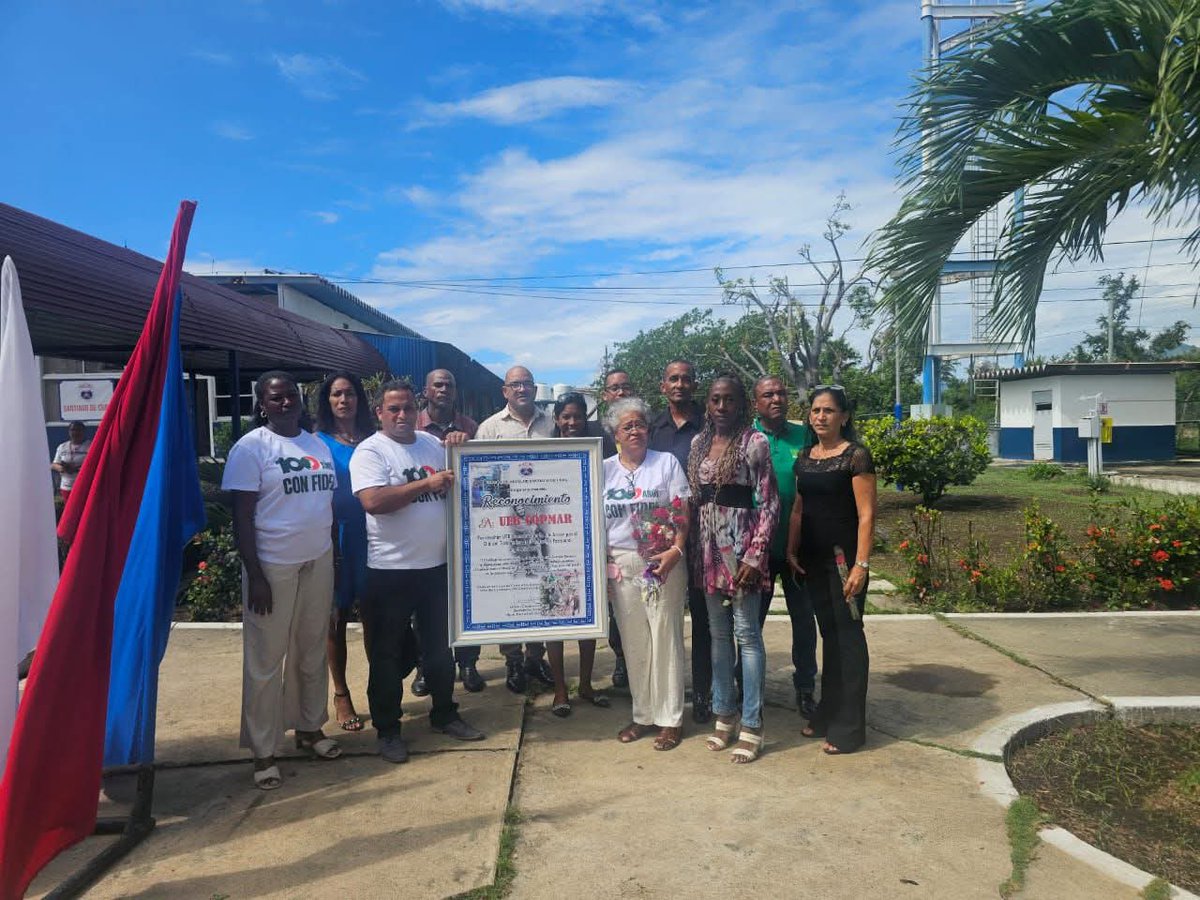 #DesdeLaWebActualidad

🎤Realizan acto por el Día del Trabajador de la Industria Pesquera en Santiago de Cuba  actores económicos.

📌 Detalles 👇👇👇
tvsantiago.icrt.cu/2026/04/realiz…