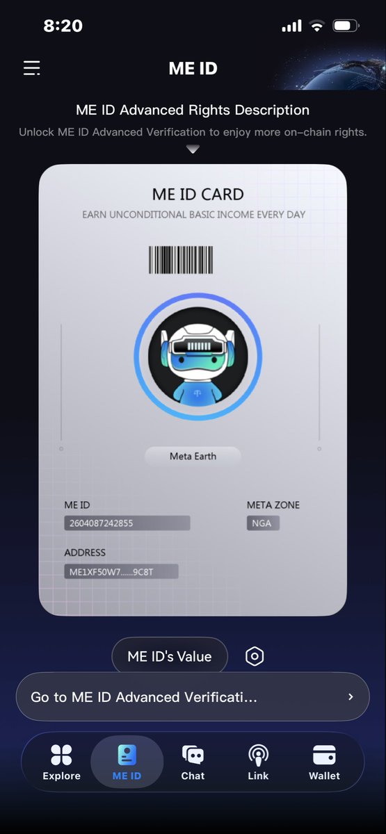 XIMX19761's tweet photo. Just got my ME Card on Meta Earth 🌍✨
The ecosystem is growing fast and you don't wanna miss early access.  @BTitanj
@senoudo4 @nne412 come build with us with @_MetaEarth_
#MetaEarth #MECard #Web3 https://t.co/9FbGIEQ8zi
